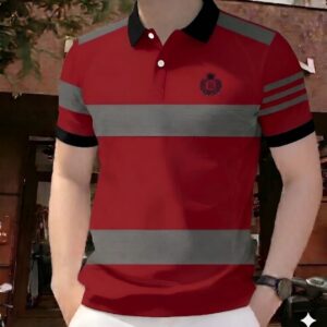 premium red polo shirt, =10