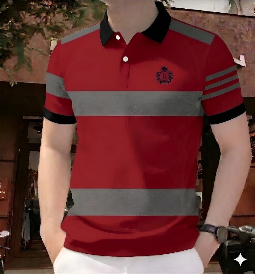 premium red polo shirt, =10